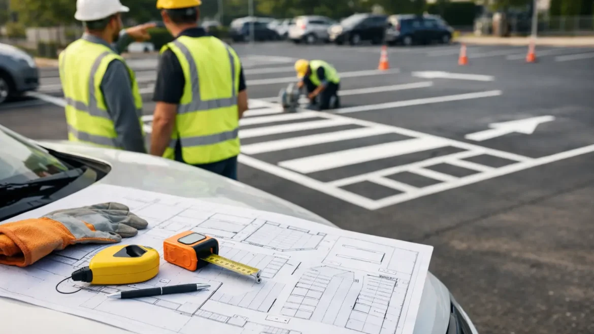 How to Plan Car Park Markings for Safer Sites