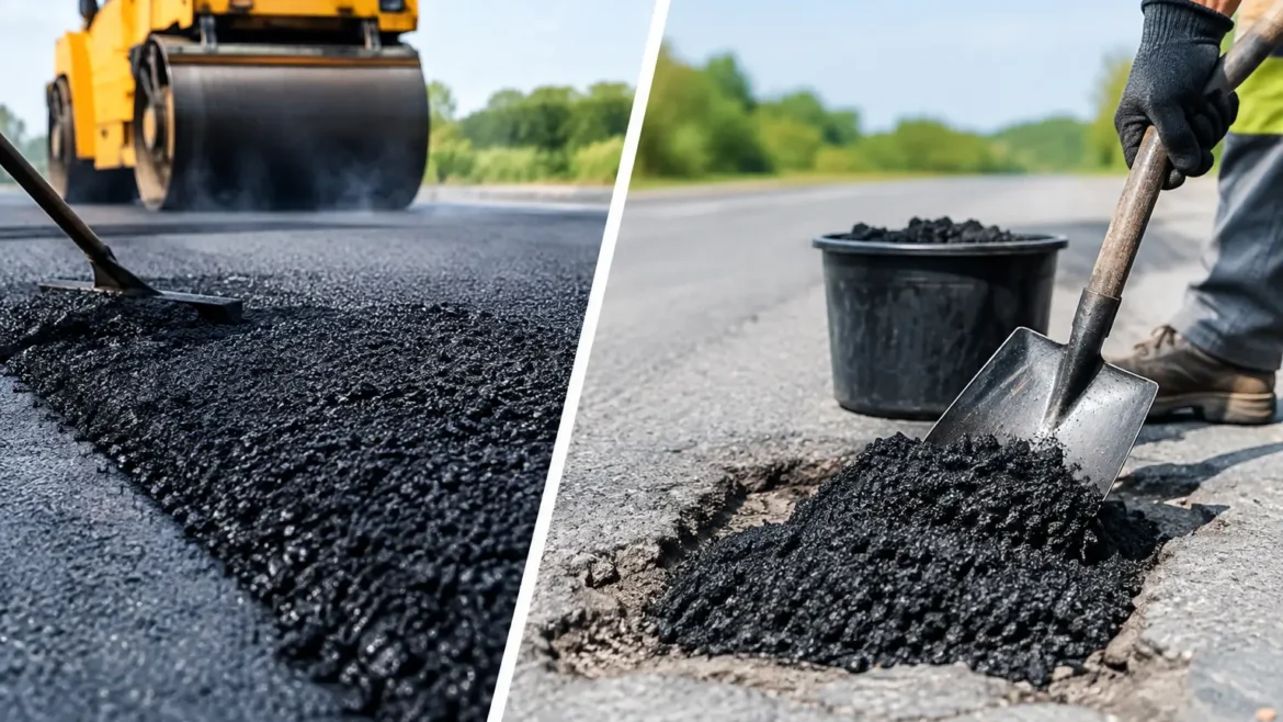 Hot Mix Versus Cold Asphalt: Which Repair Lasts?
